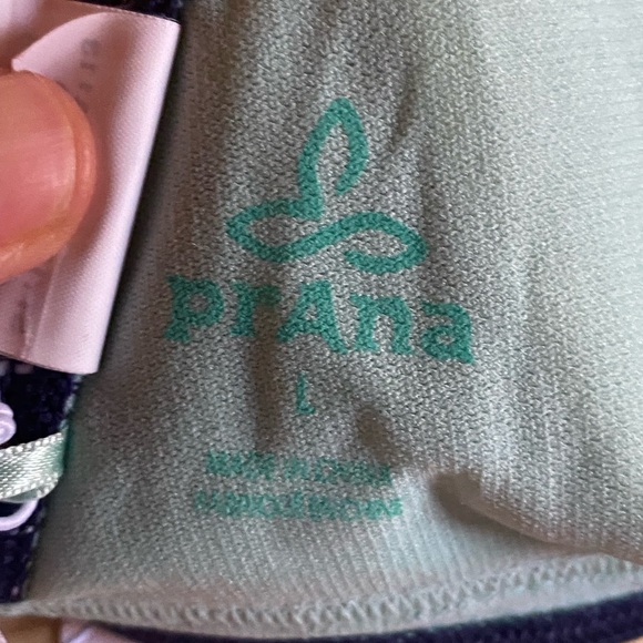 NWT set of 2 large Prana striped tie back swimsuit tops bundle - Picture 7 of 14